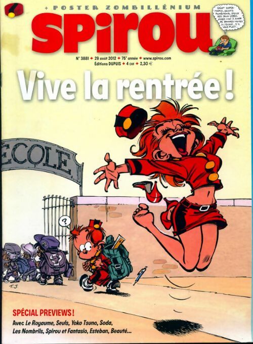 Spirou n°3881 : Vive la rentrée ! - Collectif - Livre