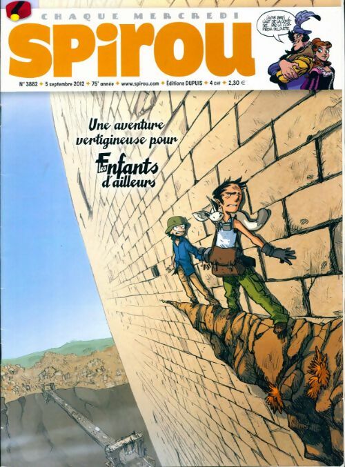 Spirou n°3882 : Une aventure vertigineuse pour les Enfants d'ailleurs - Collectif - Livre