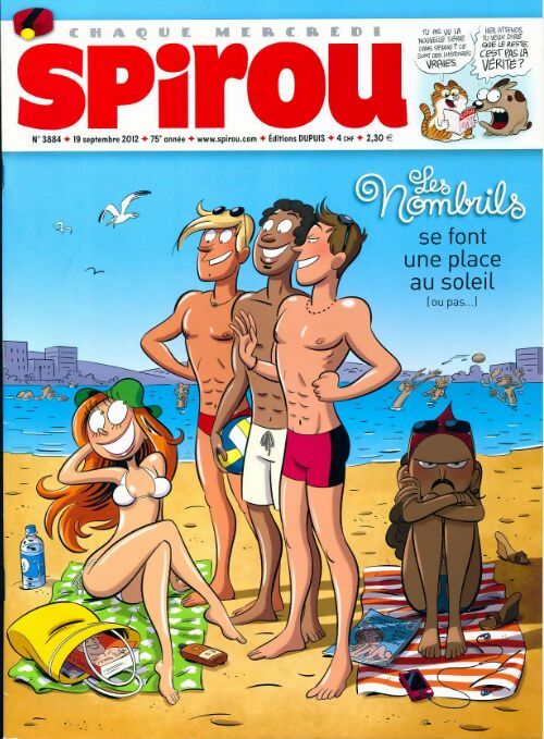 Spirou n°3884 : Les Nombrils se font une place au soleil - Collectif - Livre
