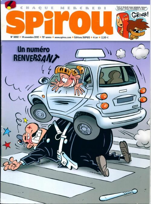 Spirou n°3892 : Un numéro renversant - Collectif - Livre