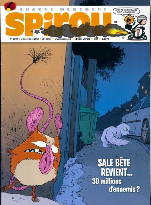 Spirou n°3894 : Sale bête revient... - Collectif - Livre