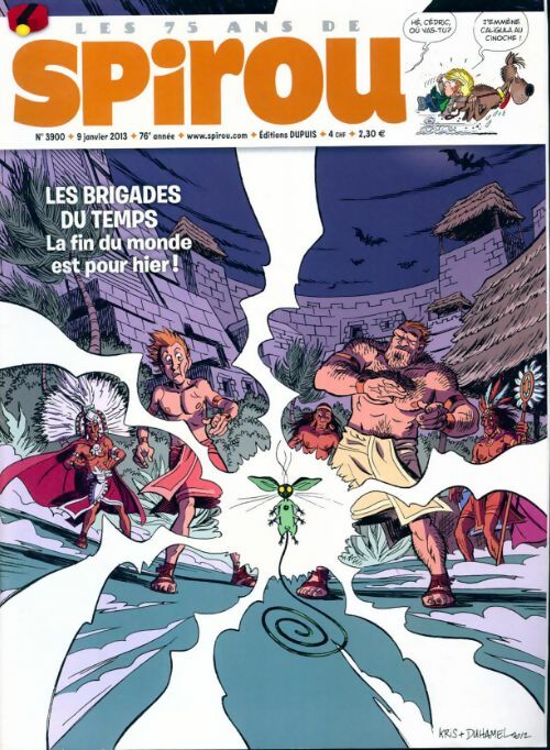 Spirou n°3900 : Les brigades du temps - Collectif - Livre