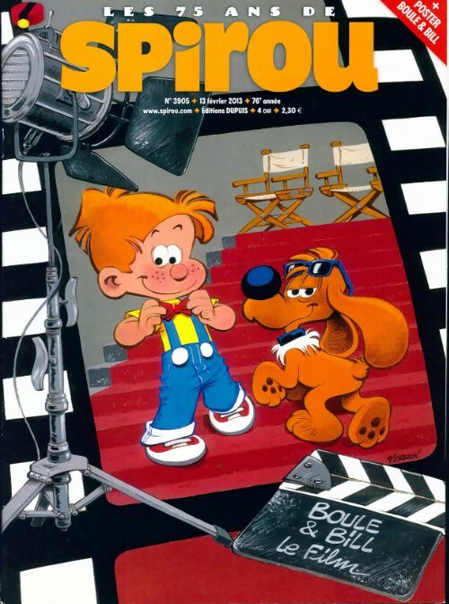Spirou n°3905 : Boule & Bill, le film - Collectif - Livre