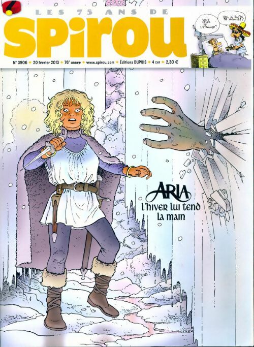 Spirou n°3906 : Aria, l'hiver lui temps la main - Collectif - Livre
