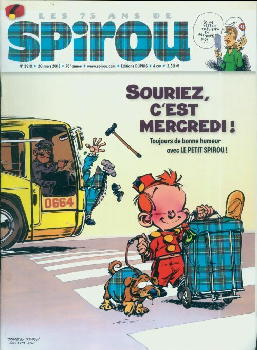 Spirou n°3910 : Souriez, c'est mercredi ! - Collectif - Livre