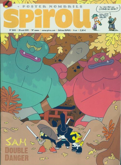 Spirou n°3933 : Sam double danger - Collectif - Livre