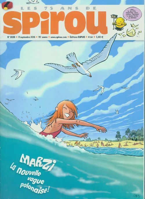 Spirou n°3935 : Marzi, la nouvelle vague polonaise ! - Collectif - Livre