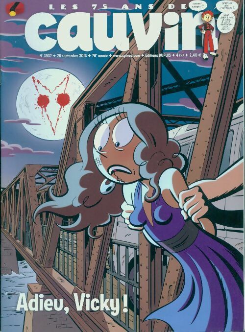 Spirou n°3937 : Adieu, Vicky ! - Collectif - Livre