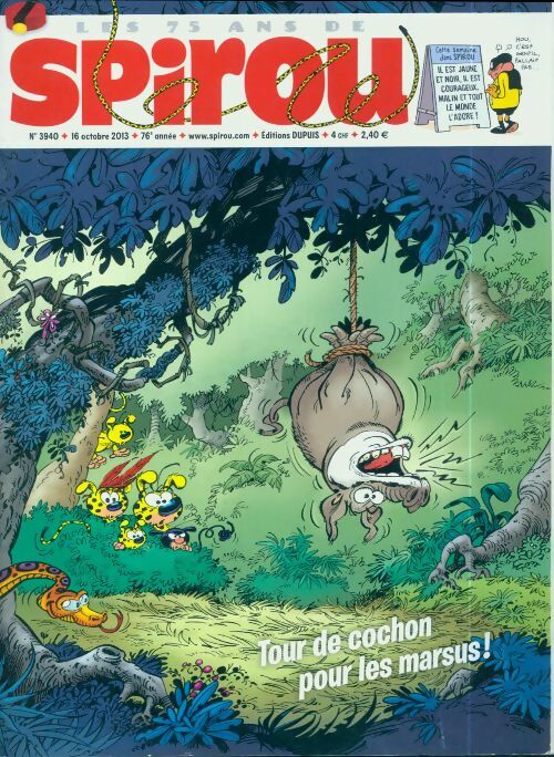 Spirou n°3940 : Tour de cochon pour les marsus ! - Collectif - Livre