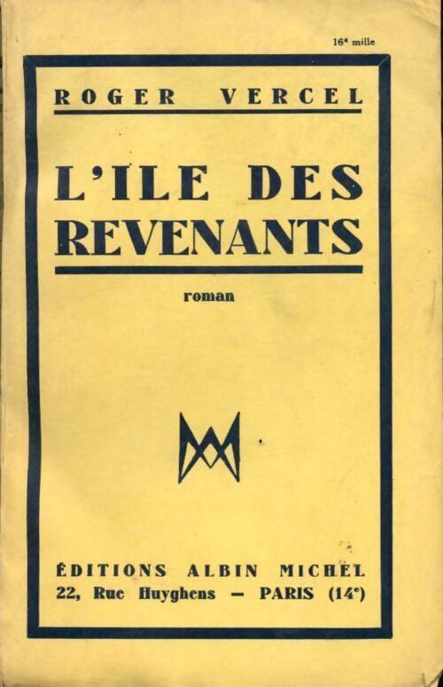L'île des revenants - Roger Vercel - Livre