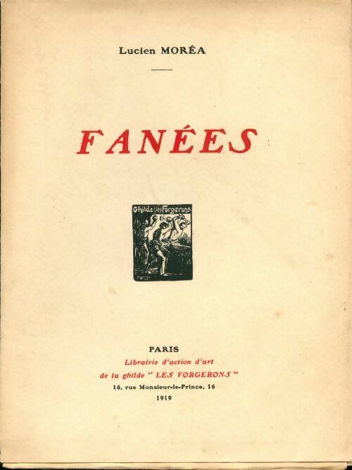 Fanées - Lucien Moréa - Livre