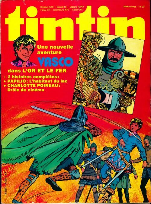 Tintin n°257 : Vasco - Collectif - Livre