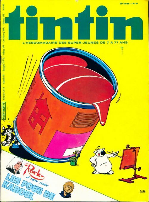 Tintin n°264 : Les fous de Kaboul - Collectif - Livre