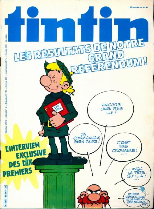 Tintin n°267 : Les résultats de notre grand référendum - Collectif - Livre