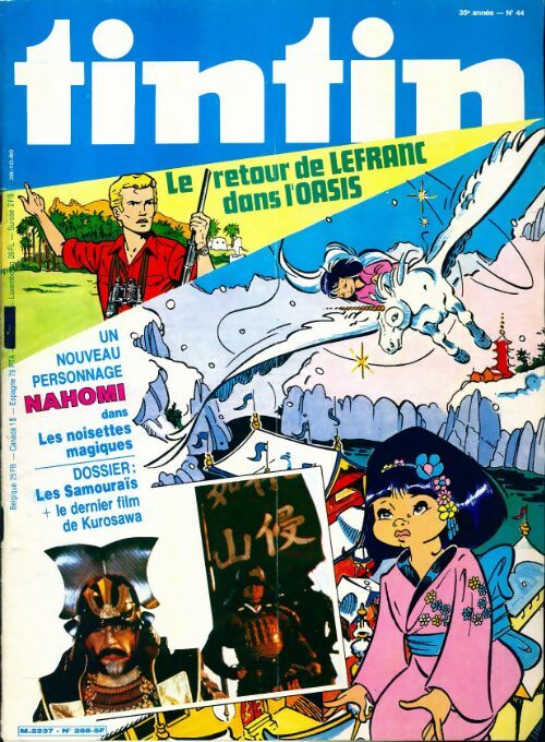 Tintin n°268 : Le retour de Lefranc dans l'oasis - Collectif - Livre