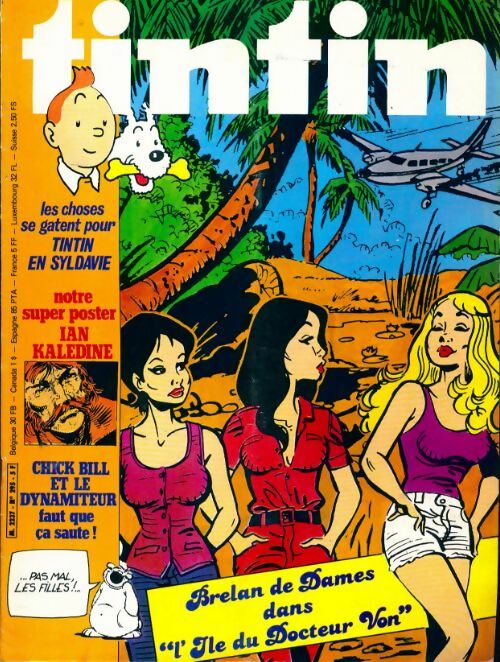Tintin n°295 : Brelan de dames dans l'Ile du Docteur Von - Collectif - Livre