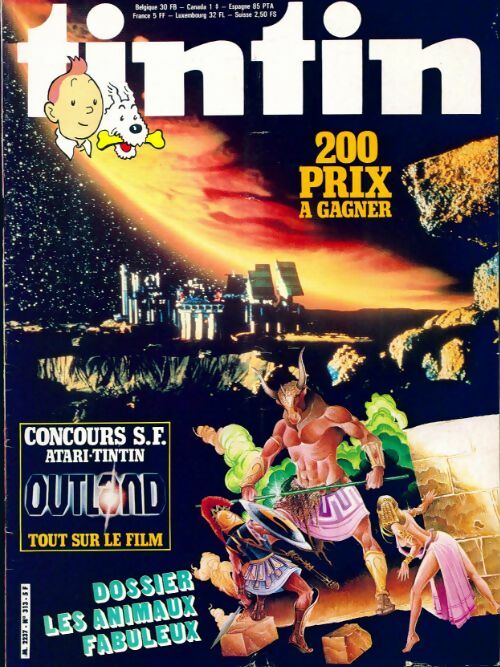 Tintin n°313 : Les animaux fabuleux - Collectif - Livre