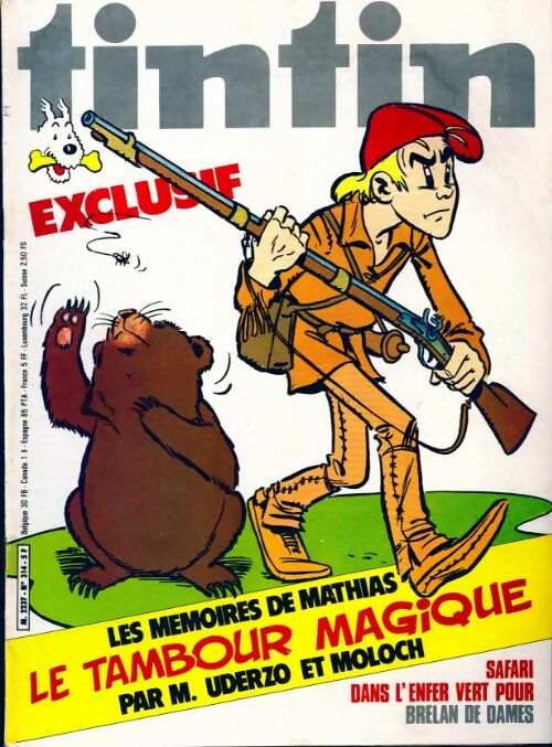 Tintin n°314 : Les mémoires de Mathias - Collectif - Livre