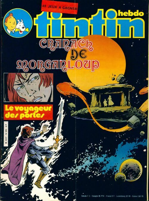 Tintin n°335 : Cranach de Morganloup - Collectif - Livre