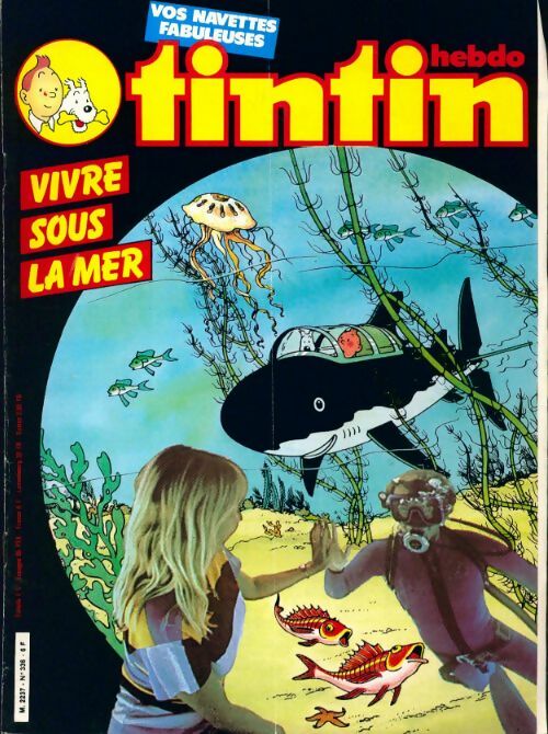 Tintin n°336 : Vivre sous la mer - Collectif - Livre