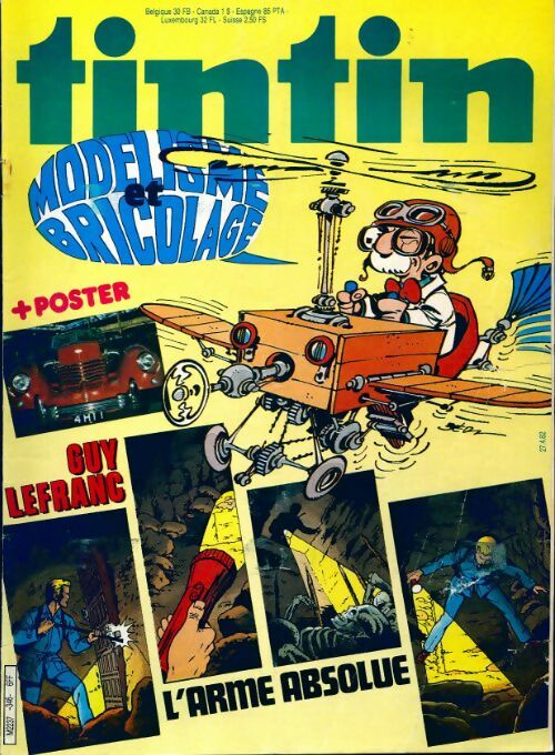 Tintin n°346 : Guy Lefranc, l'arme absolue - Collectif - Livre