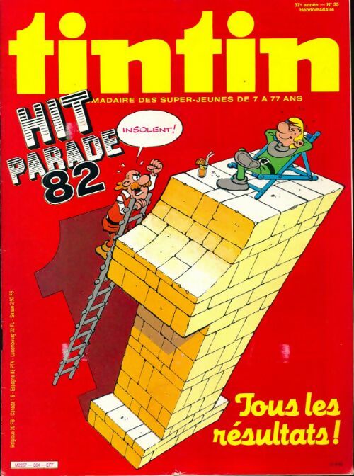 Tintin n°364 : Hit parade 82 - Collectif - Livre