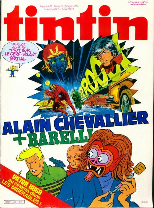 Tintin n°370 : Alain Chevallier + Barelli - Collectif - Livre