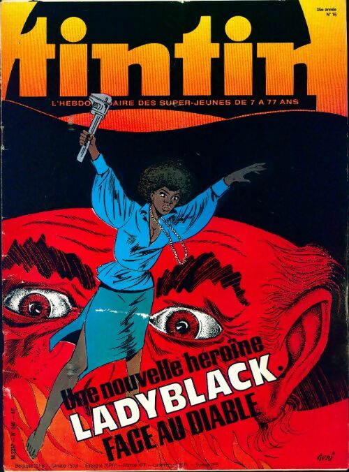 Tintin n°240 : Ladyblack : Face au diable - Collectif - Livre