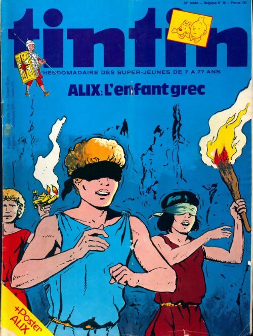 Tintin n°182 : Alix, l'enfant grec - Collectif - Livre