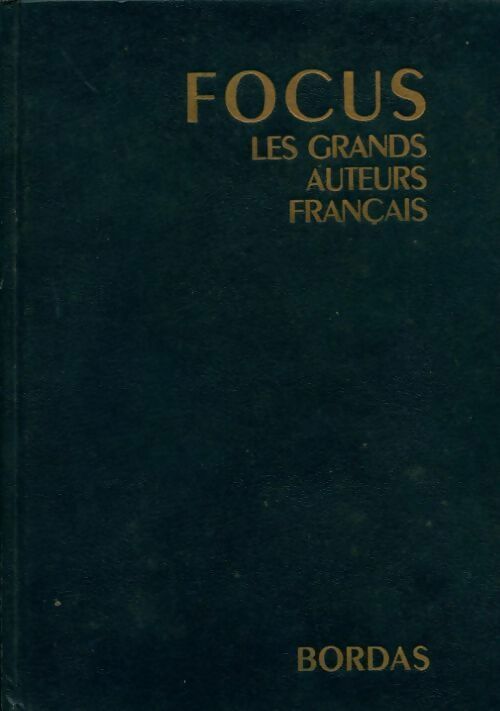 Les grands auteurs francais - Collectif - Livre