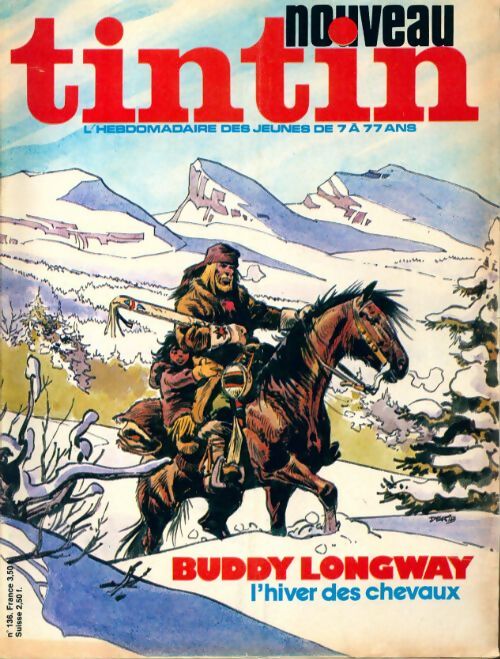 Tintin n°136 : Buddy Longway, l'hiver des corbeaux - Collectif - Livre