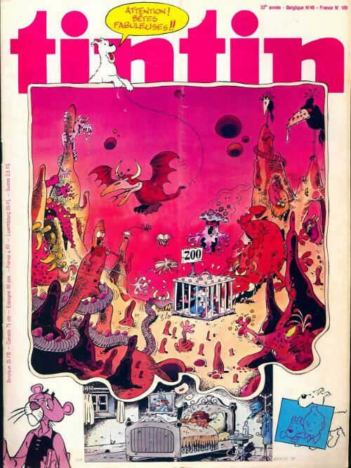 Tintin n°169 : Attention ! Bêtes fabuleuses - Collectif - Livre