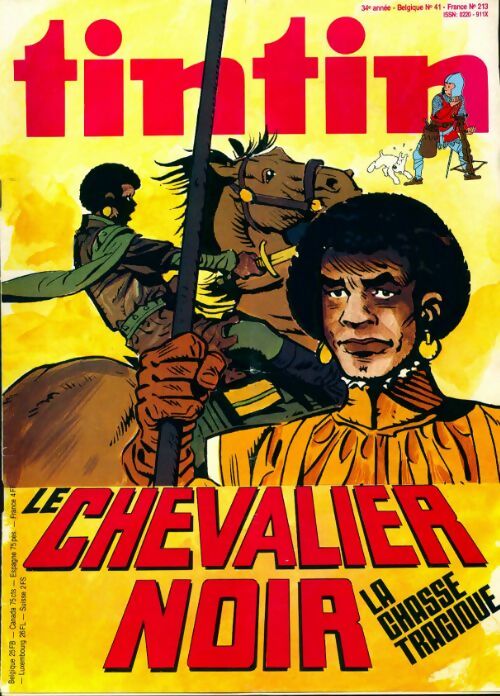 Tintin n°213 : Le chevalier noir - Collectif - Livre