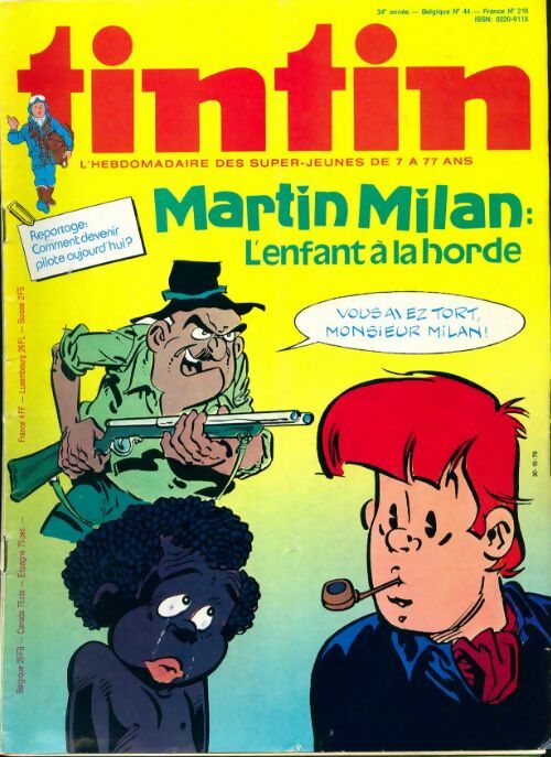 Tintin n°216 : Martin Milan - Collectif - Livre