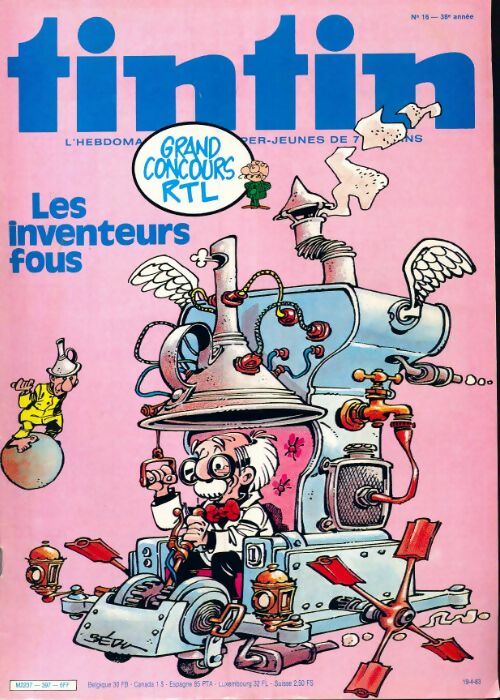 Tintin n°397 : Les inventeurs fous - Collectif - Livre