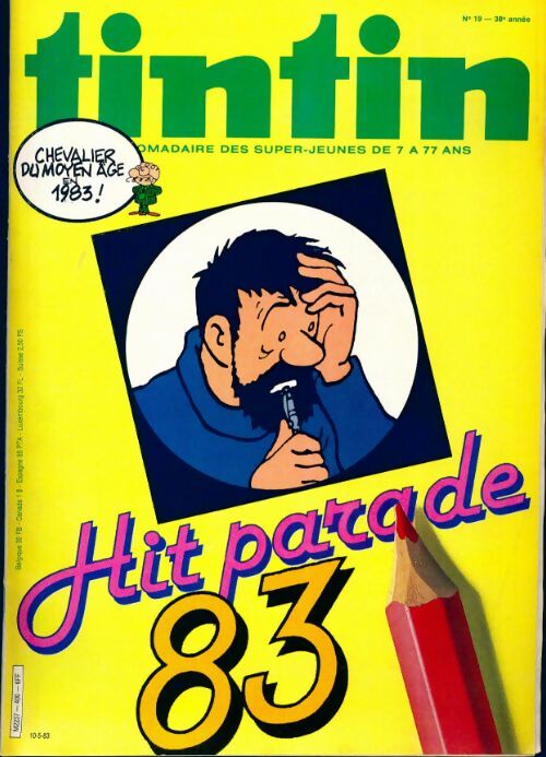 Tintin n°400 : Hit parade 83 - Collectif - Livre