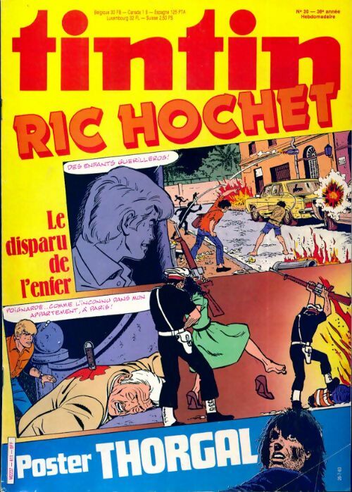 Tintin n°411 : Ric Hochet - Collectif - Livre