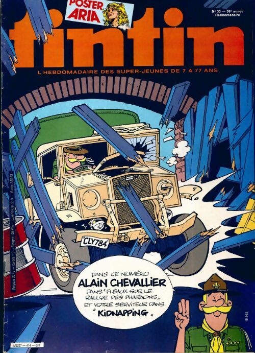 Tintin n°414 : Fléaux sur le rallye des pharaons - Collectif - Livre
