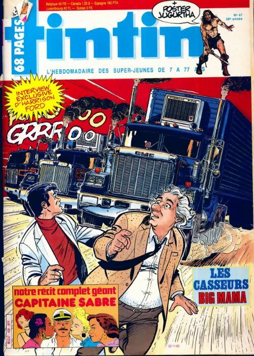 Tintin n°428 : Les casseurs, big mama - Collectif - Livre