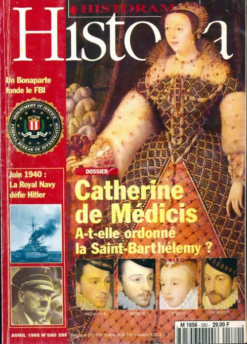 Historia n°580 : Catherine de Médicis - Collectif - Livre