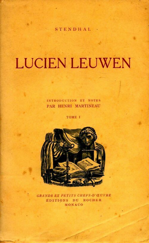 Lucien Leuwen Tome I - Stendhal - Livre
