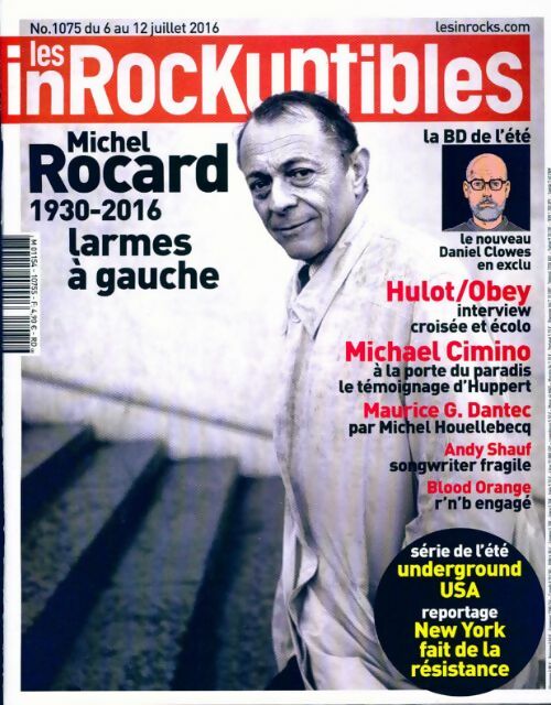 Les inRockuptibles n°1075 : Michel Rocard - Collectif - Livre