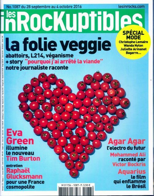 Les inRockuptibles n°1087 : La folie veggie - Collectif - Livre