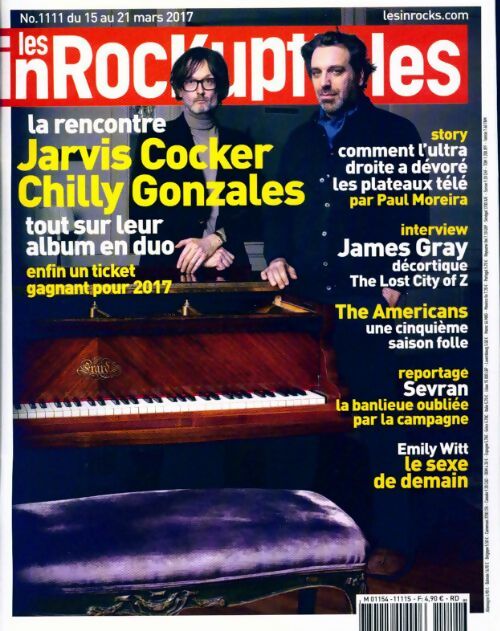 Les inRockuptibles n°1111 : Jarvis Cocker, Chilly Gonzales - Collectif - Livre