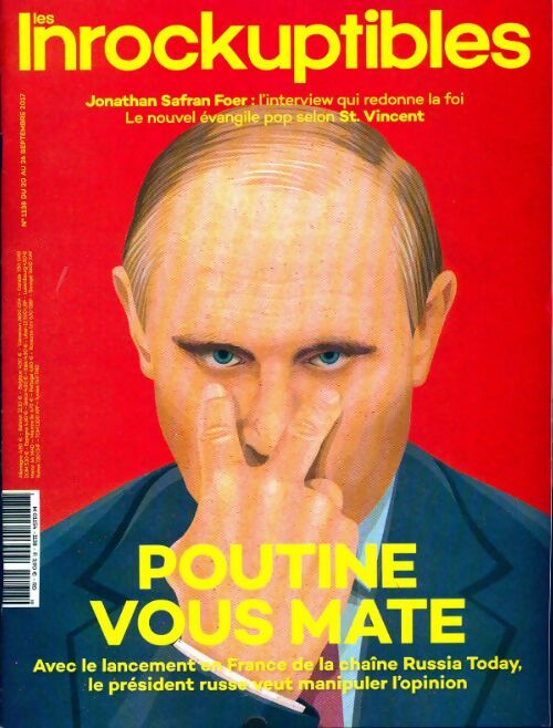 Les inRockuptibles n°1138 : Poutine vous mate - Collectif - Livre