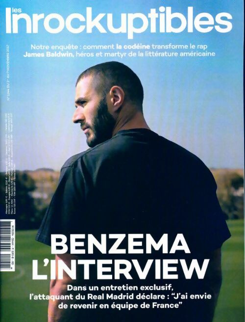 Les inRockuptibles n°1144 : Benzema l'interview - Collectif - Livre