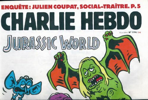 Charlie hebdo n°1194 : Jurassic World - Collectif - Livre