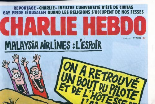 Charlie hebdo n°1202 : Malaysia Airlines : l'espoir - Collectif - Livre