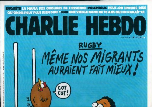 Charlie hebdo n°1213 : Rugby - Collectif - Livre