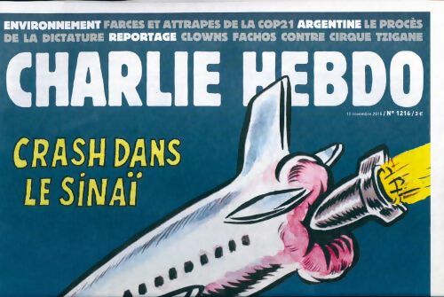 Charlie hebdo n°1216 : Crash dans le Sinaï - Collectif - Livre